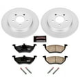 thumbnail image 2 of PowerStop Rear Geomet Coated Brake Rotor and Pad Kit Fits: FORD MAZDA MERCURY Select Models CRK4585, 2 of 4