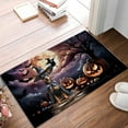 thumbnail image 2 of Spooky Halloween Night Witch Miniature Pinscher Glowing Pumpkins Doormat Mini Pin Dog Lover Indoor Outdoor Welcome Mat - 12015, 2 of 5