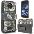 thumbnail image 3 of for 5.5" Motorola Z moto Z DROID Case Belt Clip Holster Phone Case 2 Kick stand Hybrid Shockproof Armor Impact Bumper Cover Camo, 3 of 4