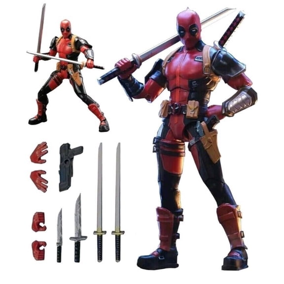 ZD Toys 1/10 Scale Super War Deadpool Collector Action Figure