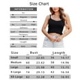 thumbnail image 5 of Womens Sleeveless Halter Crop Top Knit Sweater Vest Ribbed Camisole Tank Tops, 5 of 5