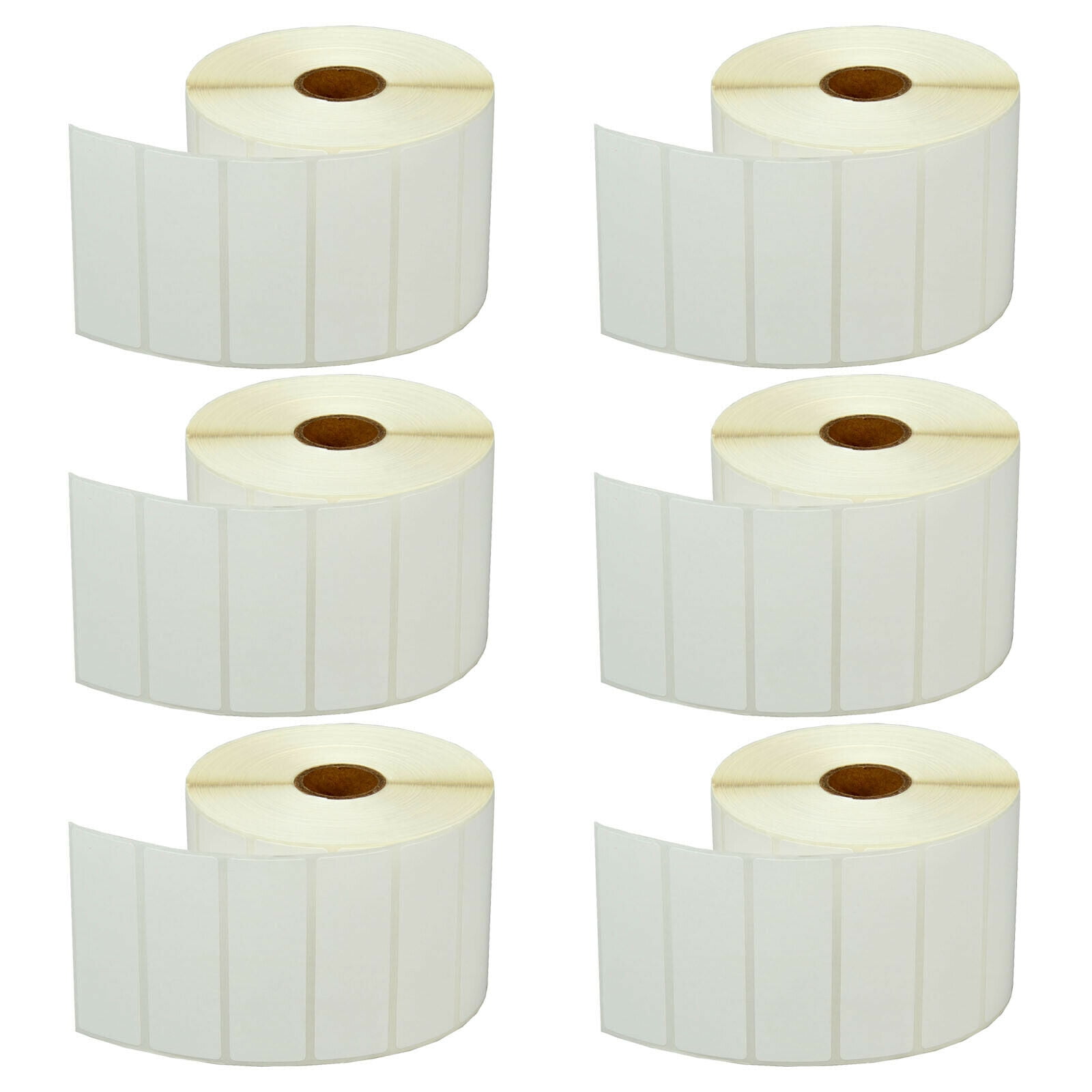GREENCYCLE 6 Roll 2000 Labels Roll Compatible Direct Thermal Paper 