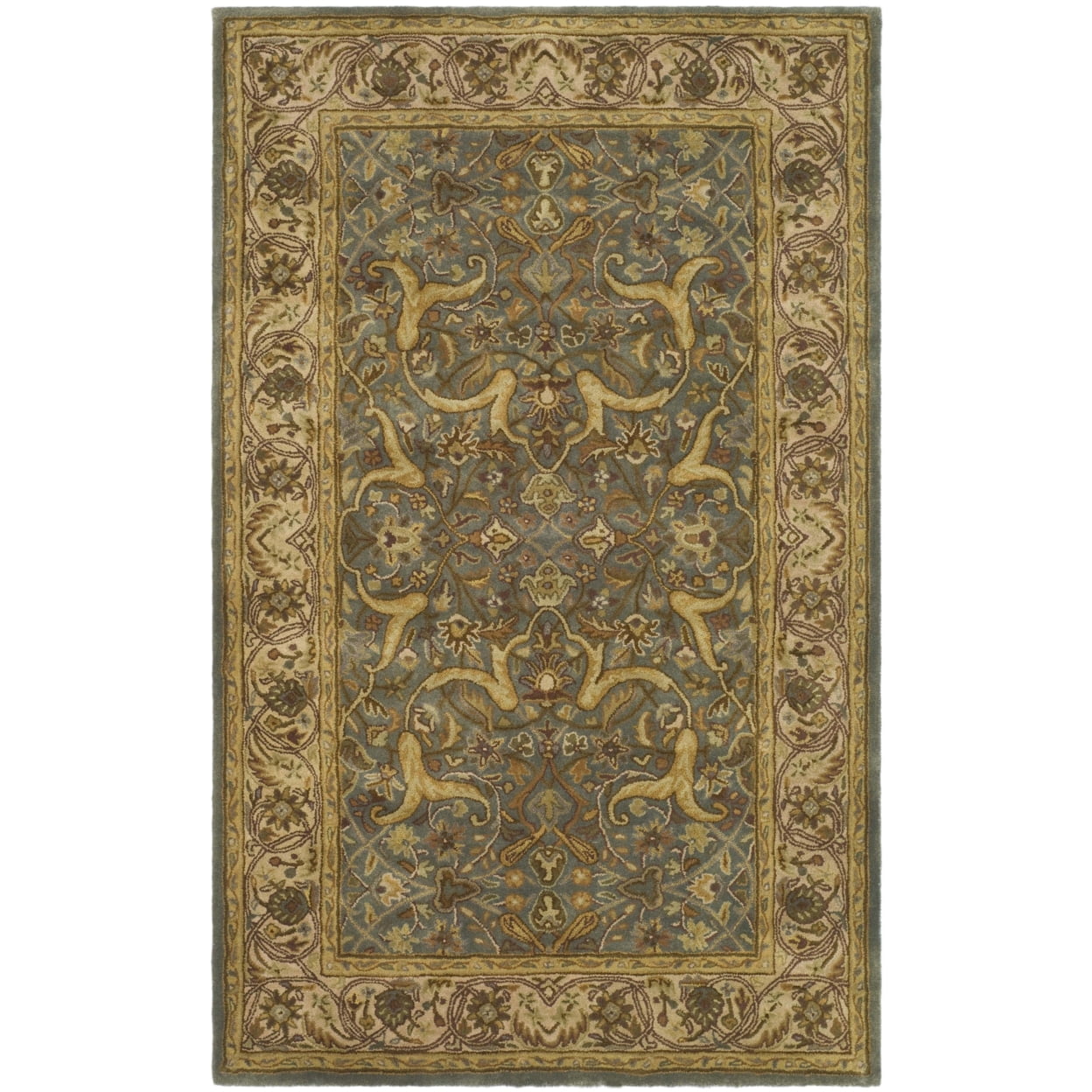 SAFAVIEH Heritage Annandale Oriental Area Rug, Blue/Beige, 5' x 8'