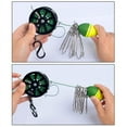 thumbnail image 4 of Fishing Stringer Stainless Steel Fishing Lock Buckle with Reel Live Fish Locks Retractable Rope with Float Carabiner, 4 of 7