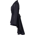 thumbnail image 3 of Women's Steampunk Victorian Jacket Coat Medieval Vintage Gothic Tailcoat Long Sleeve Tuxedo Shirt, 3 of 7