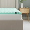 thumbnail image 4 of Dream Serenity® 2-Inch Memory Foam AcuRelief Zoned Memory Foam Mattress Topper - D, 4 of 9