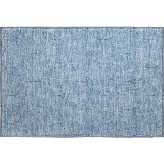Dalyn Rugs Premium Machine Washable Mayfield AMF987 Denim 1'8" x 2'6" Rug