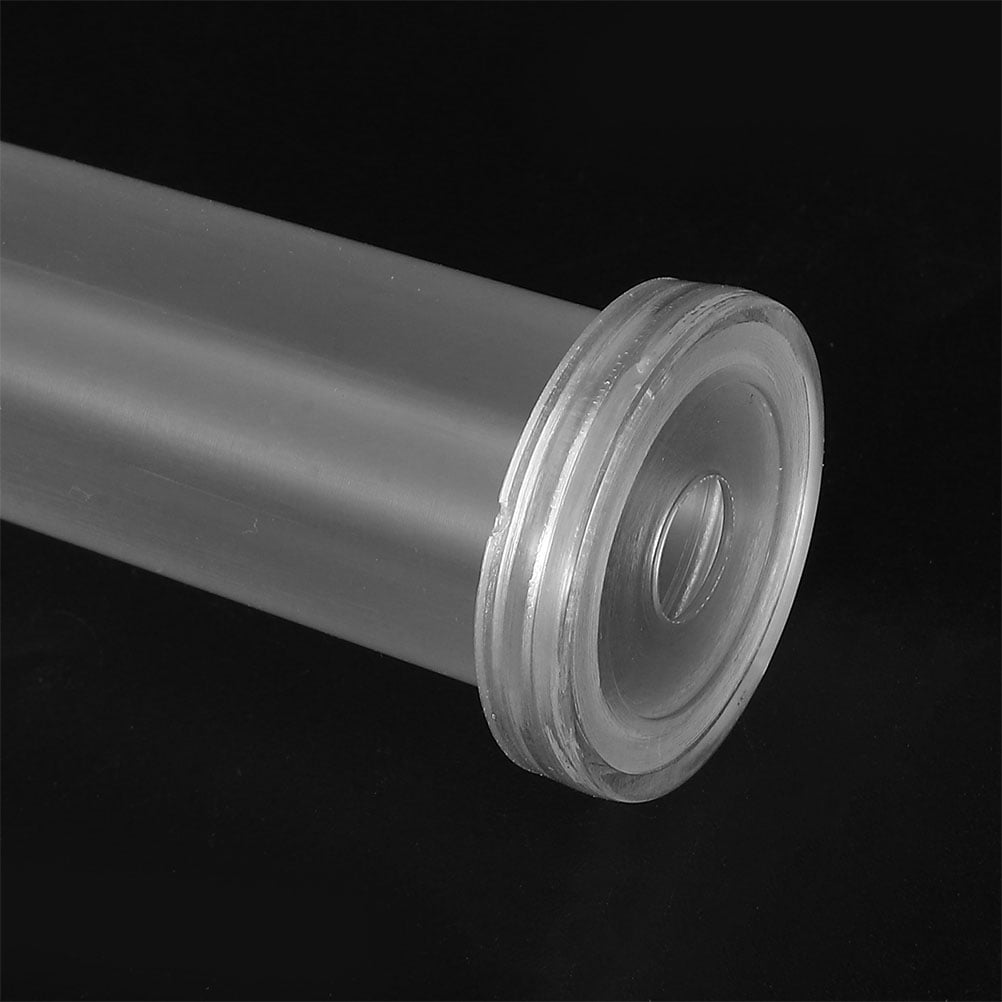 YOSADIER 100Pcs Reusable Transparent Flower Tubes with Caps Plastic Floral Accessories for Home