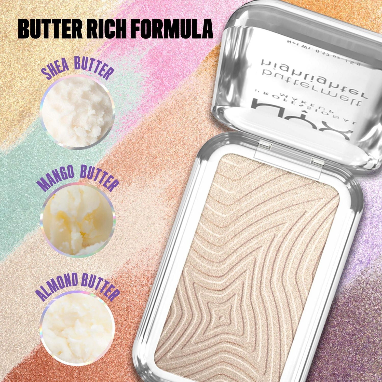 NYX Professional Makeup Buttermelt Highlighter, Powder Highlighter & Bronzer