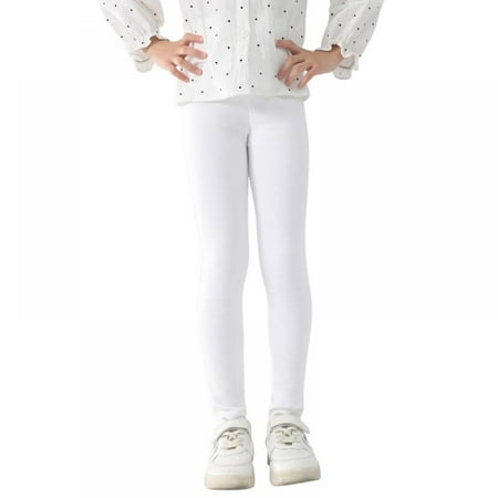 

BULLPIANO Girls Cute Stretch Athletic Leggings Kids Yoga Pants Ankle Length Size 3-11 Years