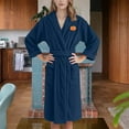 thumbnail image 2 of Nightdresses for Women Flannel Dressing Gown Robe Couple Bathrobe Warm Winter Pajamas Loungewear Fluffy Nightgowns Thick Fleece Nightwear Full Length Home Wear Navy XXXL, 2 of 4