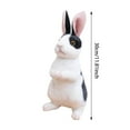 thumbnail image 2 of Lifelike Sitting Rabbit Animal Toy Adorable Stuffed Bunny For Girls Room Home Cuddly Companion, 2 of 5