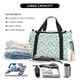 thumbnail image 5 of Fotbe Daisy Floral A Bolsa de Viaje con Estampado, Bolsa de Fin de Semana para Mujer con Compartimento para Zapatos, Bolsa de Gimnasio con Bolsillo Húmedo, 5 of 7