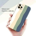 thumbnail image 4 of Étui Arc-en-Ciel Mignonne Compatible avec iPhone, Étui de Protection Antichoc en Silicone Liquide Coloré pour Femmes et Filles (iPhone 11Pro MAX, Vert), 4 of 6