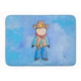 thumbnail image 1 of Carolines Treasures BB7368RUG Cowboy Watercolor Machine Washable Memory Foam Mat, 1 of 4