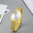 thumbnail image 6 of CURREN Fashion Simple Quartz Watches Women New Stainless Steel leather Strap Bracelet Female Wristwatch Casual Ladies Gift Clock, 6 of 7