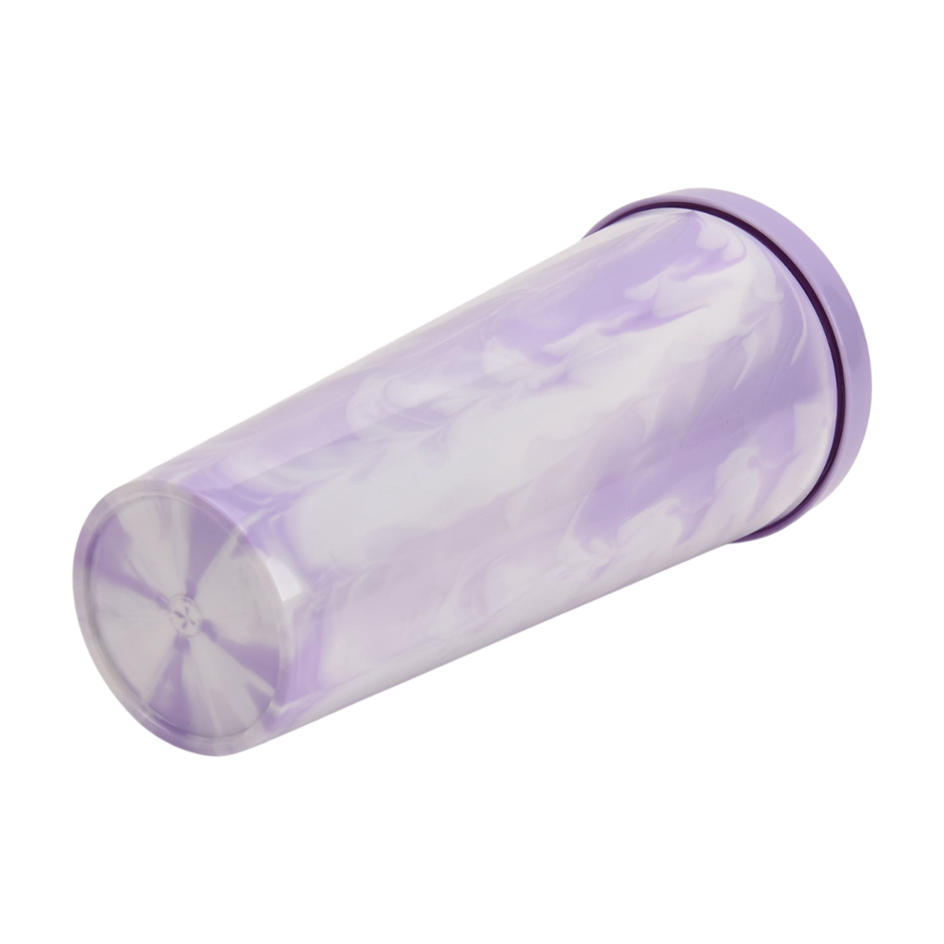 Mainstays 26-Ounce Plastic Swirl Tumbler, Purple