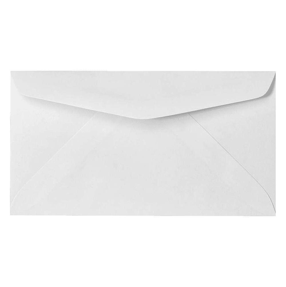 LUXPaper #6 3/4 Regular Envelopes, 3 5/8 x 6 1/2, Bright White, 1000/Pack