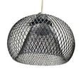 thumbnail image 4 of Cubierta de Luz de Pantalla Colgante de Alambre de Metal Fernando Protector Retro Negro, 4 of 8