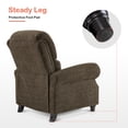 thumbnail image 6 of MCombo Sponge Filling for Living Room Office Adjustable Recliners, Brown, 6 of 9