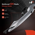 thumbnail image 3 of A-Premium Front Left Driver Side Exterior Door Handle Compatible with Hyundai Elantra 2011-2016 Sedan, Elantra Coupe 2013-2014, with Smart Entry System, Chrome, Replace# 82651-3X210, 3 of 6