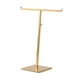 thumbnail image 5 of Soporte de exhibición de carteras, soporte para colgar bolsos, torre de joyería para mostrador de tienda, hogar Oro, 5 of 8