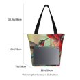 thumbnail image 3 of Balery Hummingbird Floral Paradise Bolsa de Hombro con Diseño, Bolsa Grande y Duradera, Bolsa Versátil para Compras, 3 of 6