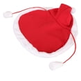 thumbnail image 1 of Pet Christmas Cloak With Red Lacing, Soft Plush And Flannelette, Easy To Wear And Remove. Suitable For Dogs And Cats. Fun And Adorable Look. Perfect Pet Holiday Costume, 1 of 8