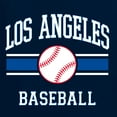 thumbnail image 6 of Wild Bobby City of Los Angeles LA Baseball Fantasy Fan Sports Men's T-Shirt, Navy, Small, 6 of 6