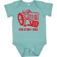 thumbnail image 3 of Inktastic This is How I Roll Tractor Red Boys or Girls Baby Bodysuit, 3 of 5