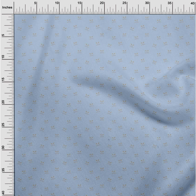 oneOone Cotton Silk Fabric Cat Face Animal Print Sewing Fabric BTY 42 Inch Wide