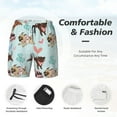 thumbnail image 3 of Balery Cute Pug Dogs Bañador para hombre, shorts de playa de secado rápido con entrepierna y forro de compresión-X-Large, 3 of 6