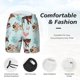 thumbnail image 3 of Fotbe Cute Pug Dogs Traje de Baño para Hombre – Shorts de Natación de Secado Rápido con Forro y Bolsillos-Medium, 3 of 6