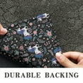 thumbnail image 6 of Black Cartoon Unicorn Flower Pattern Door Rugs,Washable Non Slip Door Mats Indoor,Decorative Door Mats,Entry Mat Indoor for Entrance,Bedroom,Kitchen,Bathroom,17"x30", 6 of 6