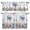 white, variant on 3 Piece Kitchen Curtains and Valances Set Crab Coastal Cafe Curtains 24 Inch Length Summer Beach Coral Starfish Ocean Valance & Tier Curtain for Living Room Bedroom Small Window 54"x18"+27"x24"*2