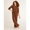 thumbnail image 3 of Joyspun Women's and Women’s Plus Chenille Pull-On Pants, 28” Inseam, Size XS - 3X, 3 of 6