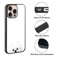 thumbnail image 2 of WIRESTER Shockproof Soft Rubber Cover Case for Apple iPhone 16 Pro Max 6.9" 2024, Animal White Teacup Pomeranian Puppy Dog, 2 of 5