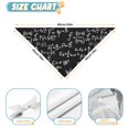 thumbnail image 6 of Dog Bandana 1 Pack,Math Equations Quantum Symbols Purple Pattern Bandanas for Dogs,Cat Bandana,Small/ Large Dog Bandana 2 Size,Dog Bandanas, 6 of 6