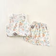 thumbnail image 5 of Amidoa Toddler Boys Girls 2 Piece Outfits Summer Clothes Graphic Cute Tank Top and Casual Shorts Kids Clothing Sets Multicolor Size 2T, 5 of 7