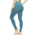 thumbnail image 6 of Felina Velvety Super Soft Lightweight Leggings 2-Pack - For Women - Yoga Pants, Workout Clothes, 6 of 8