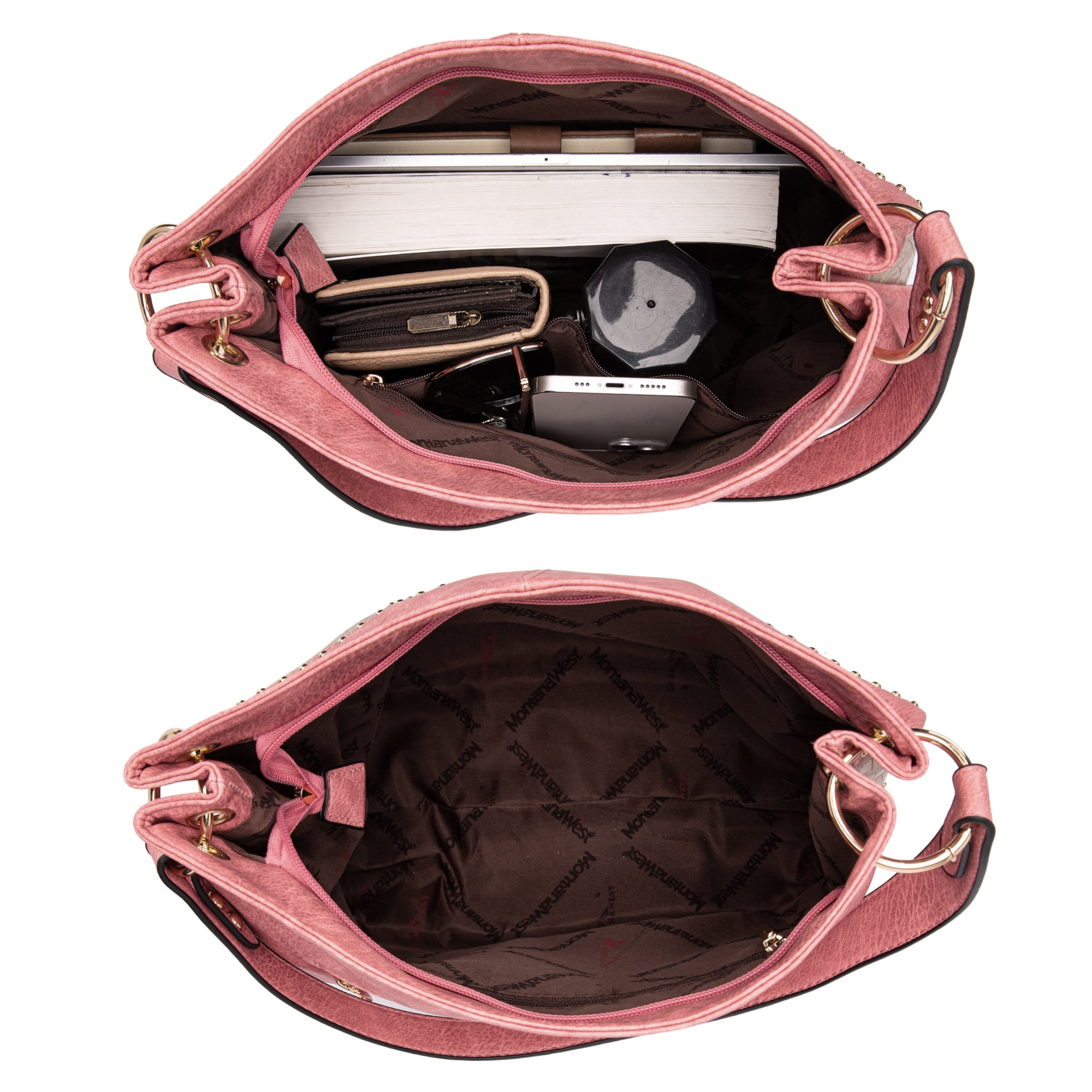 Montana West Hobo Bag Purses and Handbags for Women Top Handle Handbags with Zipper
