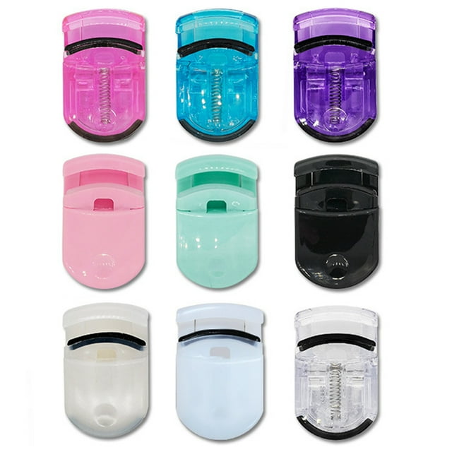 9PCS Eyelash Curler Plastic Portable Lash Curler Eyelash Tool with Refill Pad