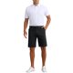 thumbnail image 2 of INSPIRAR CHIC Pantalones cortos formales de hombre con botón clásico de color sólido y cremallera para el Día del Padre 28 Negro, 2 of 6