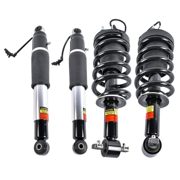 GELUOXI 4Pcs Front Rear Suspension Shock Absorber for Chevrolet Tahoe GMC Yukon Sport Utility 2015-2020