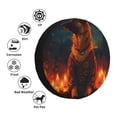 thumbnail image 4 of Logiee Candle Shepherd Dog Print Spare Tire Cover, Universal Wheel Protectors,Waterproof Dust-Proof UV Sun Wheel Tire Cover,Fit for SUV, RV, Travel Trailer, Truck-15 inch, 4 of 6