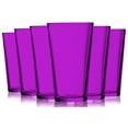 thumbnail image 2 of TableTop King 16 oz Mixing Glasses, Round Style, Full Accent, Pink, Set of 6, 2 of 2