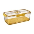 thumbnail image 1 of Eewia Fresh-Keeping Box Clearance, Bread Airtight Bread for Kitchen Counter Time Recording Bread Box with Lid Plastic Bread with Air Bread Loaf for Bun Sandwich, 1 of 1