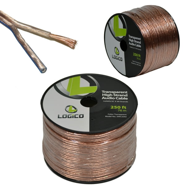 Car Home Audio Speaker Wire 14 Gauge Bulk Audio Speaker Cable