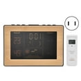 thumbnail image 2 of Termómetro inalámbrico, estación de pronóstico del tiempo LCD, estación de pronóstico del tiempo, mini termómetro, higrómetro, verdadera excelencia, 2 of 9