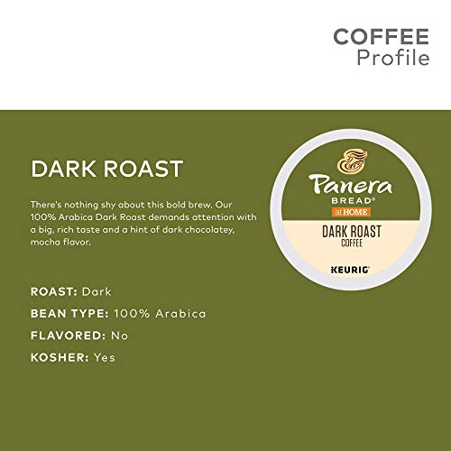 Panera Bread Dark Roast Coffee, Single 